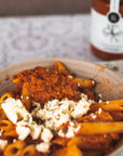 Tomatensugo Feta-Käse