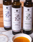 Gewürzöle-Set: Chili, Knoblauch, Oregano