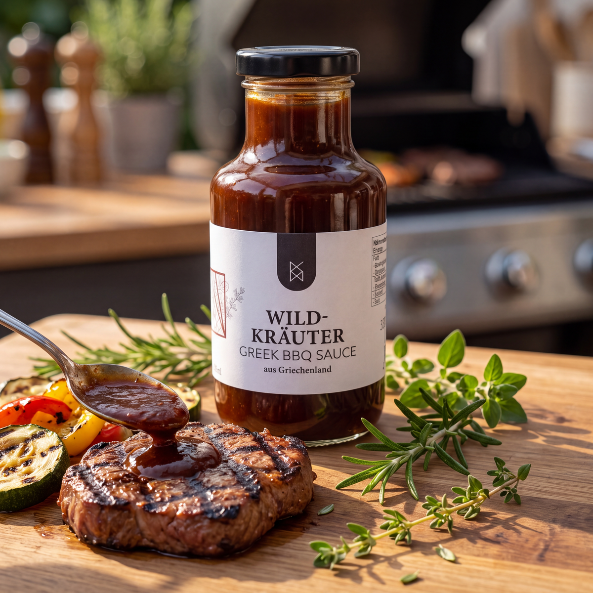 Greek BBQ Sauce - Wildkräuter